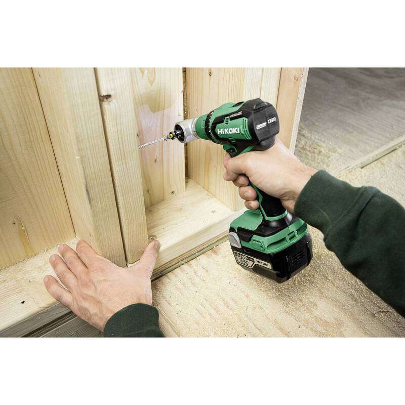 HiKOKI Akku-Bohrschrauber DS18DDQWRZ 18V 2.0Ah Li-Ion 2 Akkus Ladegerät Koffer - 4966376411696