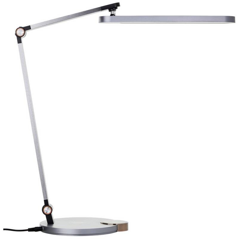 Brilliant Tischleuchte G98941/22 LED 7W silber Lampe Schreibtischleuchte Leuchte - 4004353430343