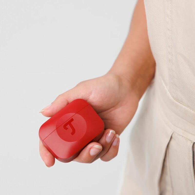 Teufel AIRY TWS 2 Bluetooth Kopfhörer In-Ear Ruby Red mit Noise Cancelling 9h - 4048945587657