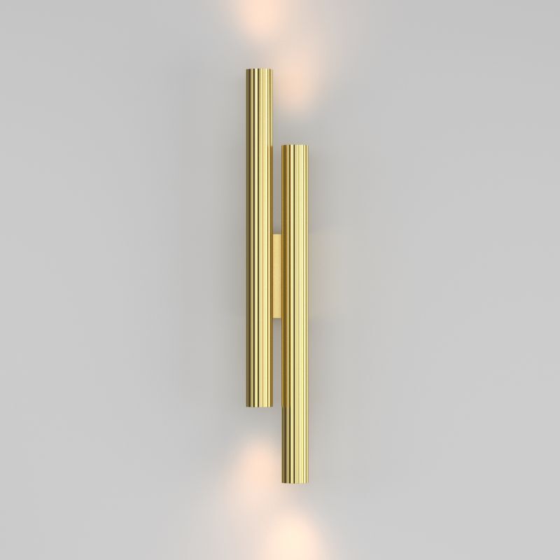 Maytoni Calipso LED Wall Light, Brass, Height 49 Cm, Metal, 4-bulb - 4099776153559