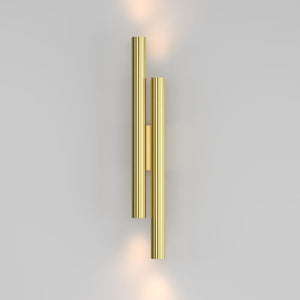 B-Ware Maytoni Calipso LED Wall Light, Brass, Height 49 Cm, Metal, 4-bulb