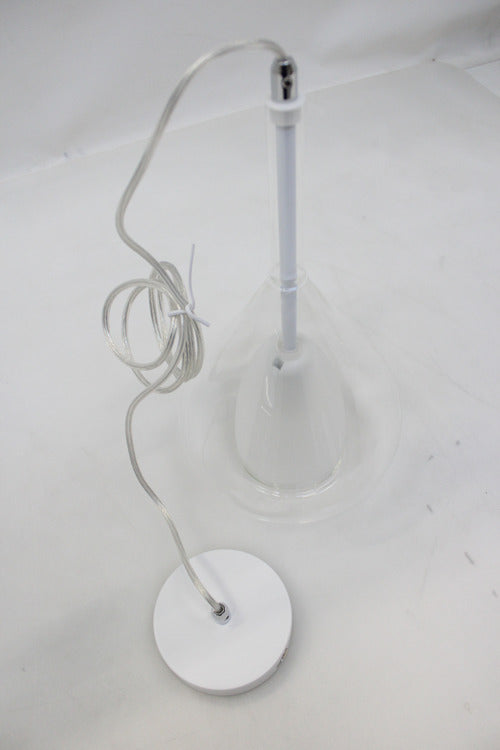 Fabas Luce Hängeleuchte Deckenlampe Pendelleuchte Lila aus Glas einflammig klar - 8019282507048