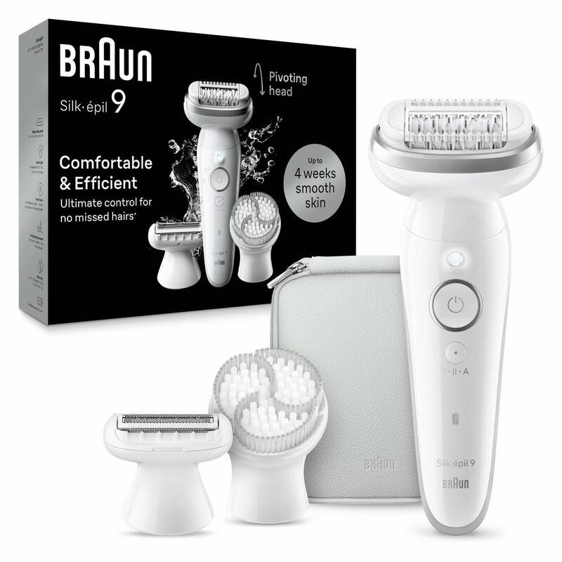 Braun Epilierer SES9-061 Nass/Trocken 40 MicroGrip-Pinzetten Silk Epil 9 Silber - 7500435225205
