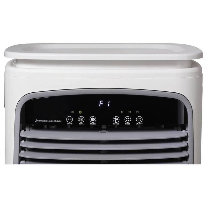 Sygonix Luftkühler 80W Klimagerät Ventilator mit Fernbedienung Timer Weiß Kühler - 4064161489520
