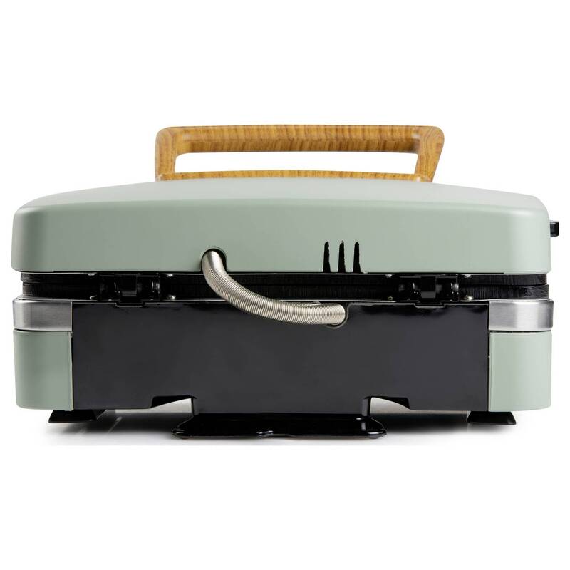DOMO Sandwich-Waffle-Grill 3-in-1 Waffeleisen Salbei-Grün 1100 W kompakt - 5411397168504
