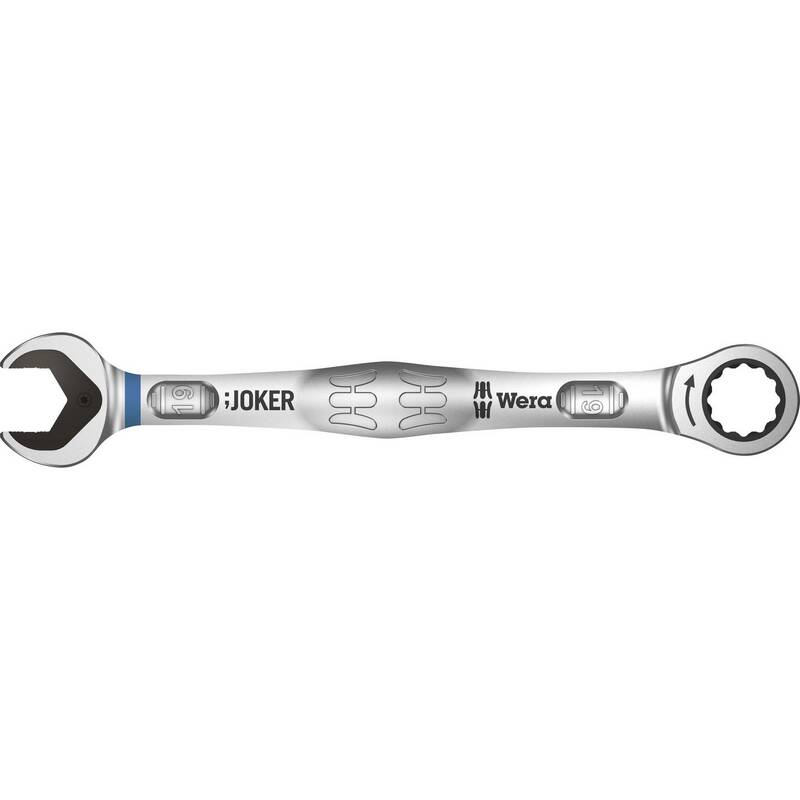 WERA Maulschlüssel Schraubenschlüssel Joker SW19 Ringmaulschlüssel 19mm - 4013288164391