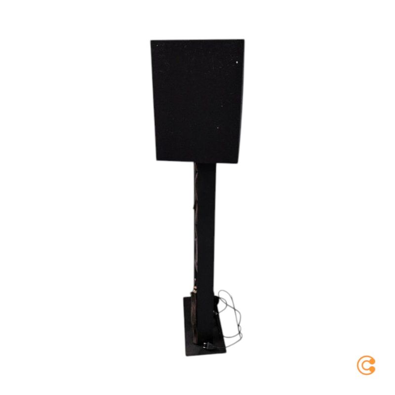 KARE Stehleuchte Nature Wave Lampe Holzfuß E27 schwarz braun 163cm Höhe 1x60W - 4025621518051