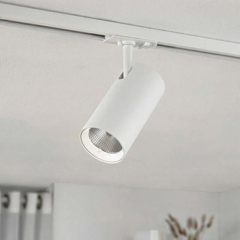 Lindby LED Schienen Spot Linaro dimmbar Aluminium CCT 3000K bis 5700K weiß Ø7cm - 4255830906091