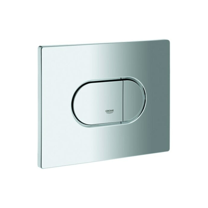 Grohe Abdeckplatte Arena Cosmopolitan mechanisch chrom 2-Tasten für Wand-WCs - 4005176876714