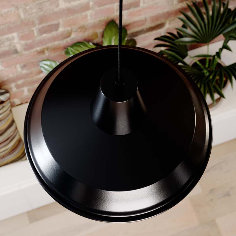 Hängeleuchte Class LED Pendelleuchte dimmbar Lampe schwarz 36cm Ø, 100cm max. - 5907565940459