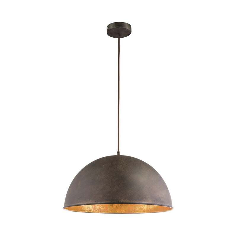 Globo Pendellampe Hängeleuchte Xirena I LED Lampe dimmbar rost gold Ø41cm - 9007371354153