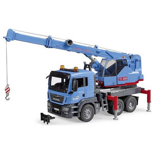 B-Ware Bruder Baufahrzeug Modell MAN TGS Kran-LKW Fertigmodell Spielzeug ab 3 Jahren