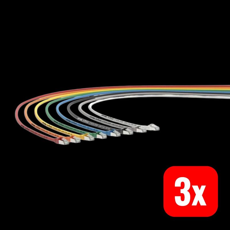 LAPP RJ45 Patchkabel CAT 6a S/FTP 1m flexibel Netzwerk Kabel grün 1 Stück - 4056155440693