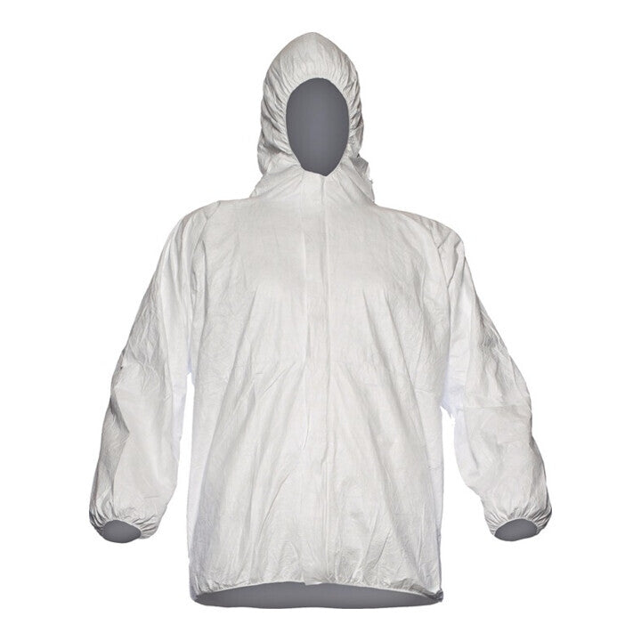 Asatex Chemikalienschutzjacke Arbeitsjacke Schutzjacke Gr XXL weiß TYVEK 2 STÜCK - 5450208005904