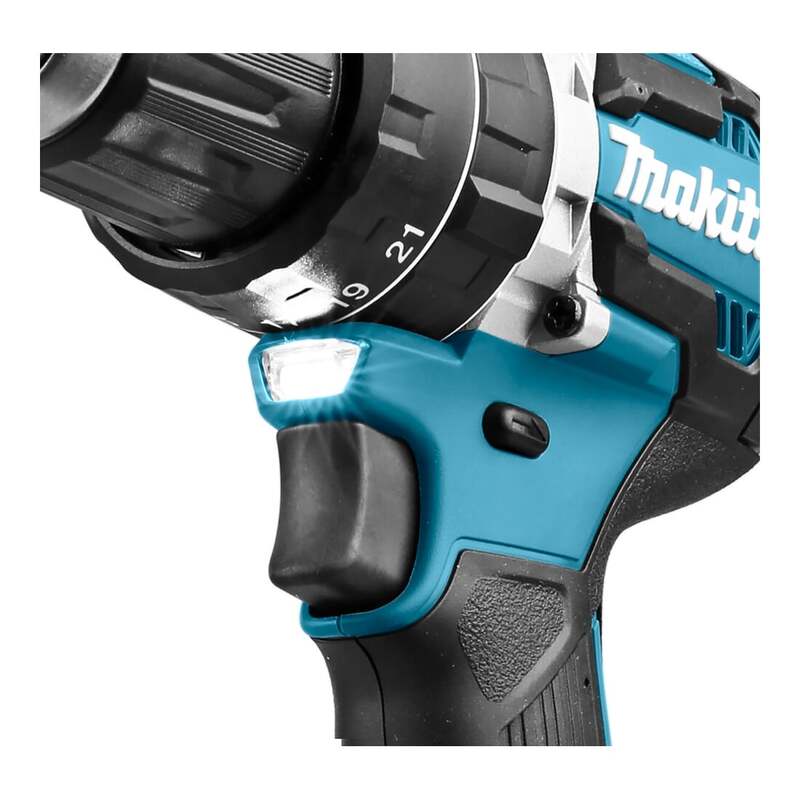 Makita Akku-Schlagbohrschrauber DHP484Z Bohrschrauber 18V 54Nm schwarz kompakt - 0088381826105