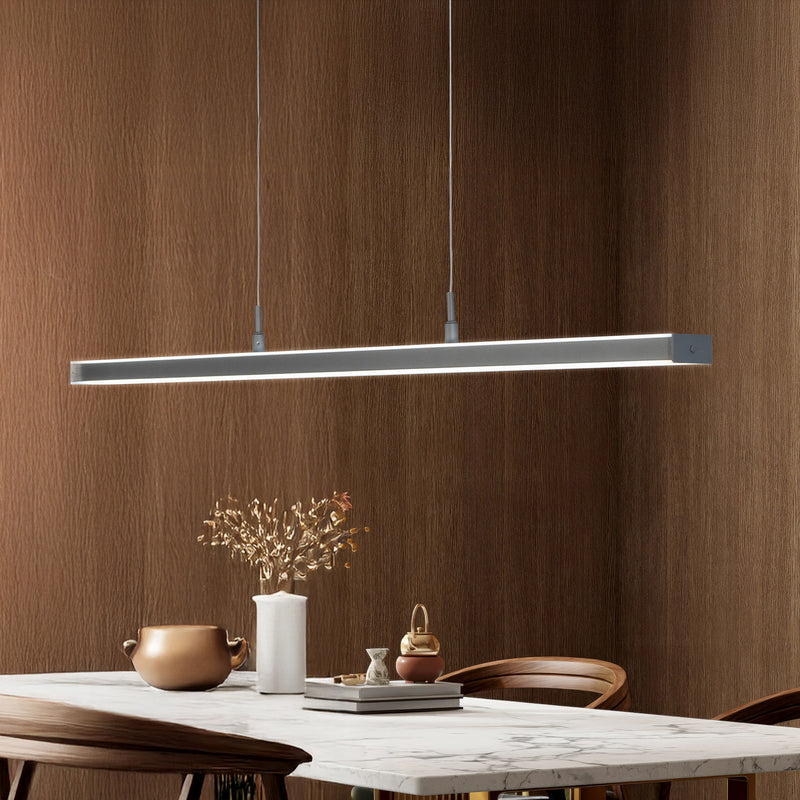 FISCHER & HONSEL Hängelampe Valeno LED Pendelleuchte dimmbar grau 115cm CCT - 4003694611770
