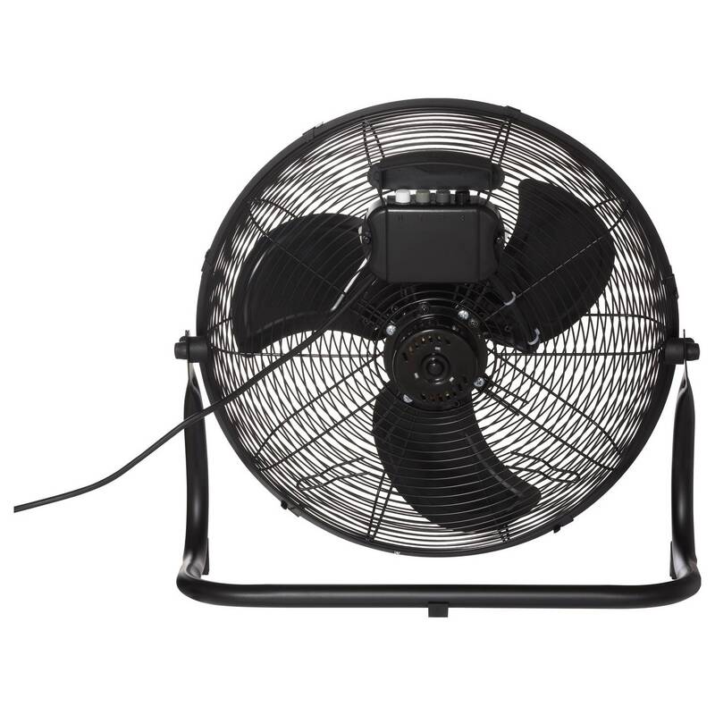 Sygonix Bodenventilator Ventilator schwarz schwenkbar 70W Ø505mm 3 Stufen - 4064161489339