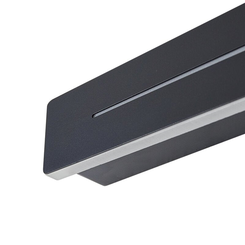 Lindby LED-Wandleuchte Wandlampe Benario Aluminium schwarz Beleuchtung 80 cm - 4251911794762