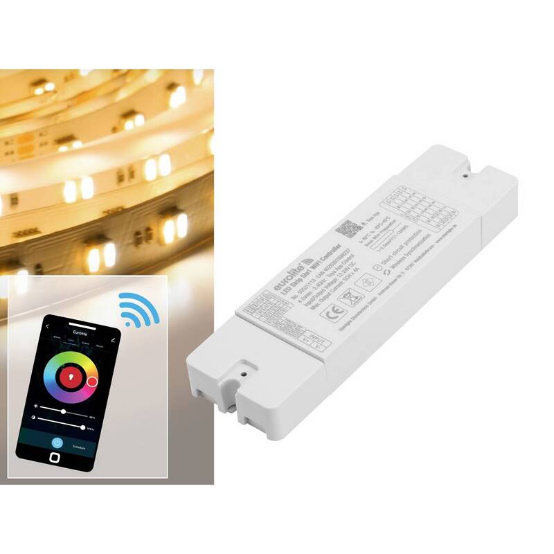 Eurolite Controller 240W 12V 24V Smart Home RGB W+CCT 16.4x4.4x2.5cm 1 St. - 4026397698237