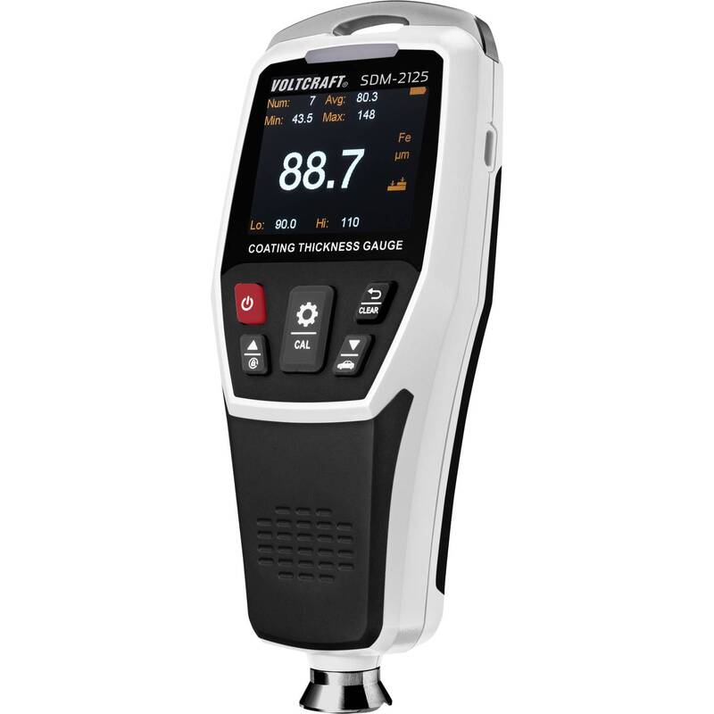 VOLTCRAFT Schichtdicken-Messgerät SDM-2125 Wirbelstrom 0-1250µm LCD 130g - 4064161026978