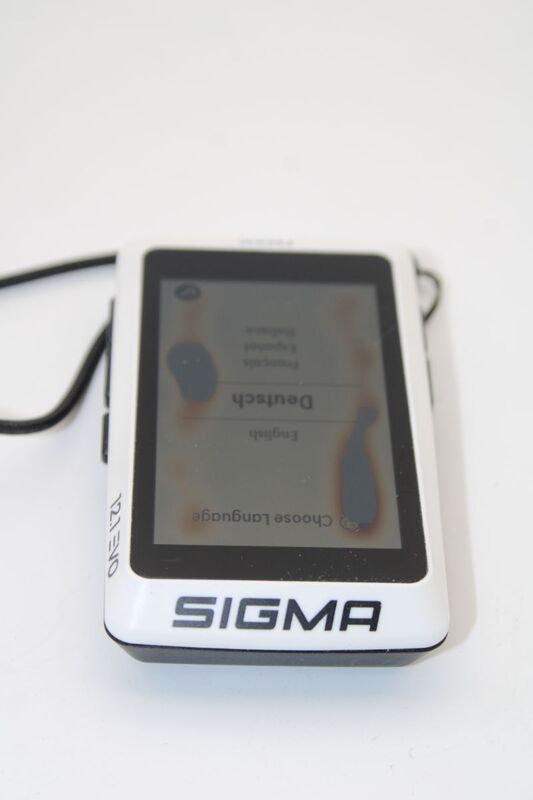 Sigma Fahrrad-Navi ROX 12.1 EVO Bluetooth GPS GLONASS Europa 14h Akku weiß - 4016224010417