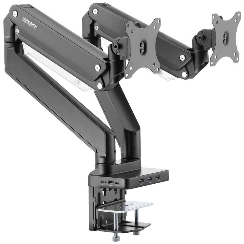 SpeaKa Professional Monitor-Tischhalterung SP-MM-830 2 Display(s) 43,2 cm (17") - 4064161232669