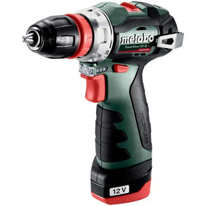 B-Ware Metabo Akku-Bohrschrauber PowerMaxx BS BL Q 12V 2Ah Li-Ion inkl. 2. Akku grün