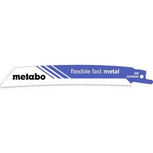 B-Ware Metabo Säbelsägeblatt Fast Sägeblatt BiM Blech 150 mm 0,9 mm gebogen 5 Stück