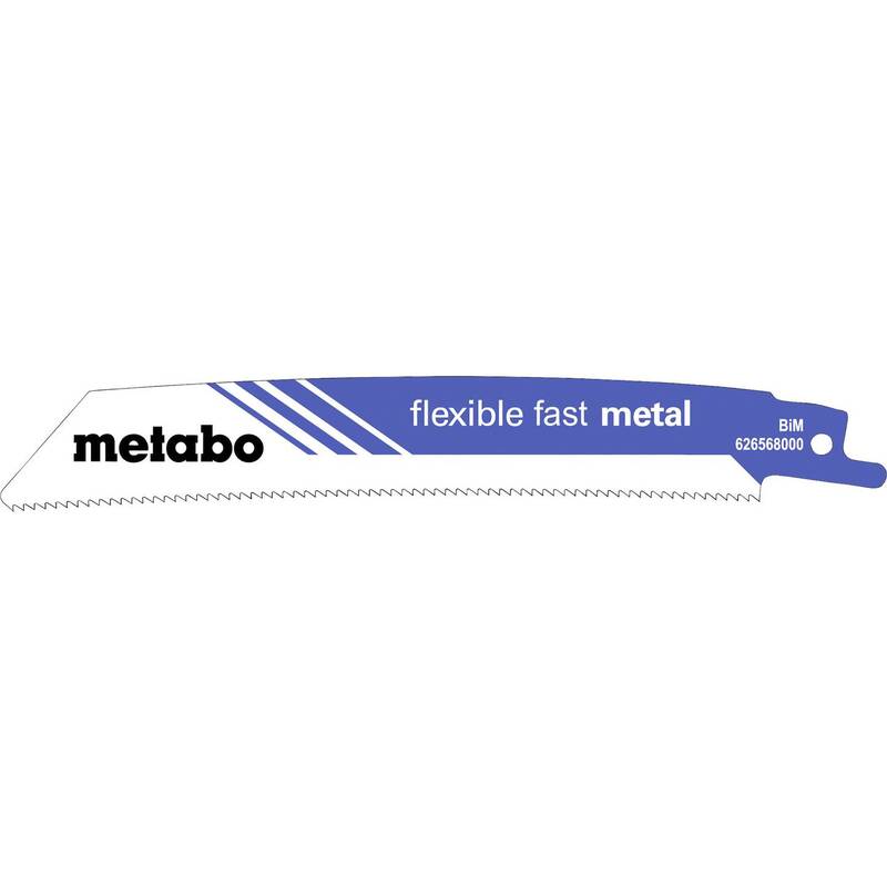 Metabo Säbelsägeblatt Fast Sägeblatt BiM Blech 150 mm 0,9 mm gebogen 5 Stück - 4061792179660