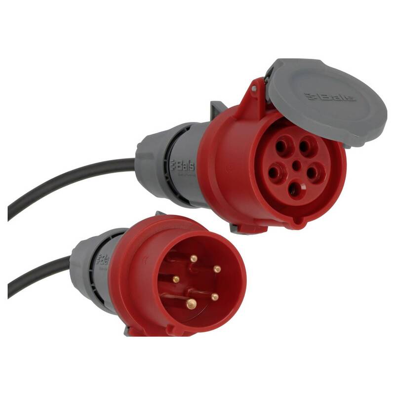 Brennenstuhl Strom Verlängerungskabel 10m CEE 16A 5polig IP44 Gummi-Neopren - 4007123018239
