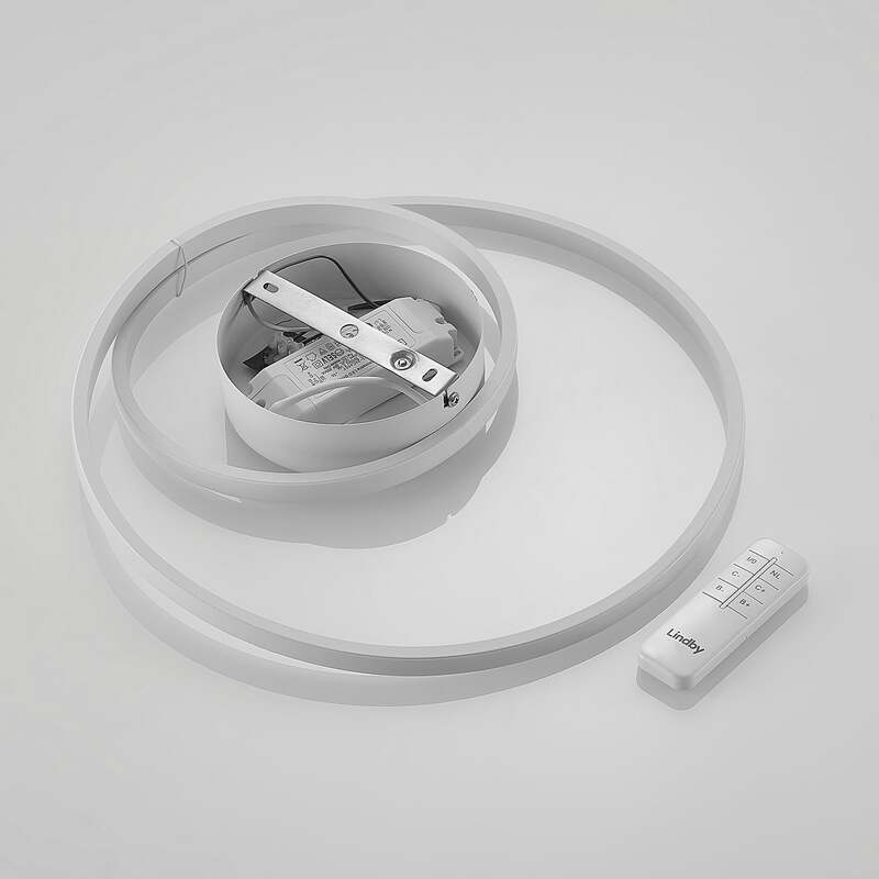 Lindby Deckenleuchte Emisua LED Lampe dimmbar CCT 2700K bis 5000K weiß Ø39cm - 4251911705720