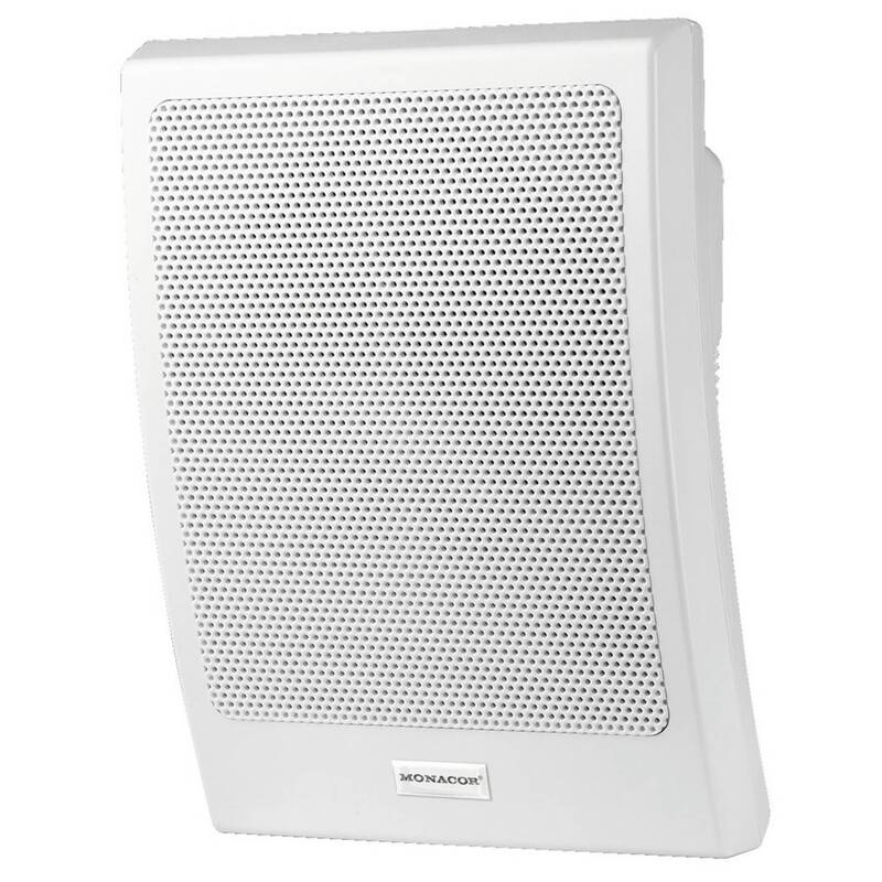 Monacor ELA-Deckenlautsprecher Lautsprecher Box 1 St. hochwertig weiß 360mm - 4007754190304