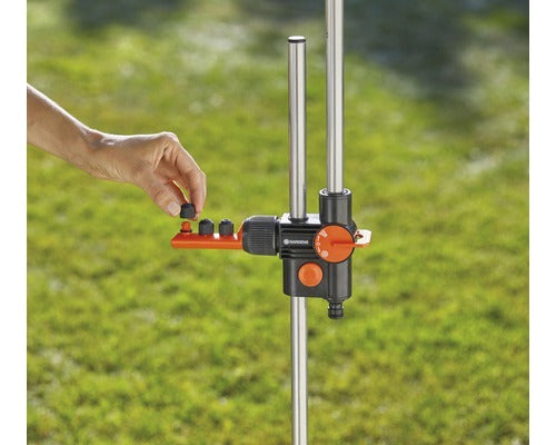 GARDENA Gartendusche Duo Garten Dusche mit 2 Strahlformen aus Kunststoff Metall - 4078500095907