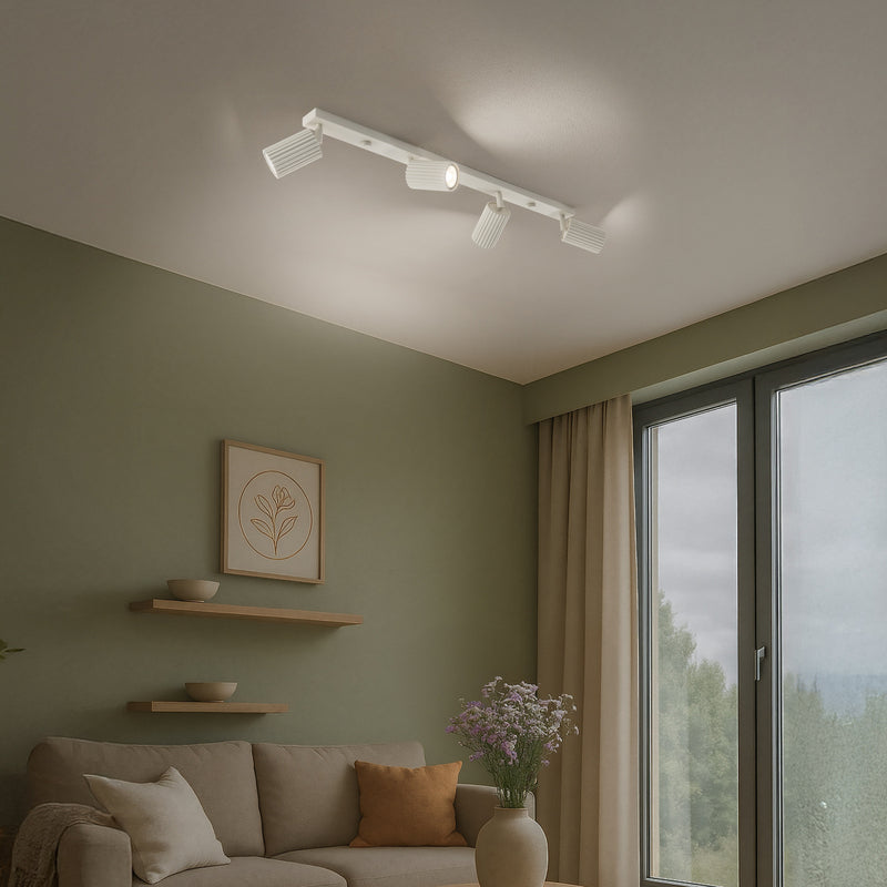 SOLLUX LIGHTING Marke Deckenstrahler Spot Lampe Karbon beige Länge 81 cm - 5907073000812