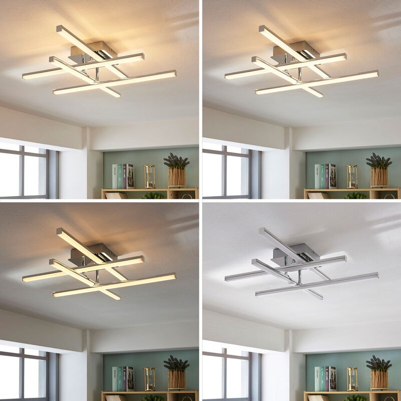 Lindby LED-Deckenlampe Deckenlampe Lampe Leuchte Korona dimmbar Verstellbar LED - 4251096541045