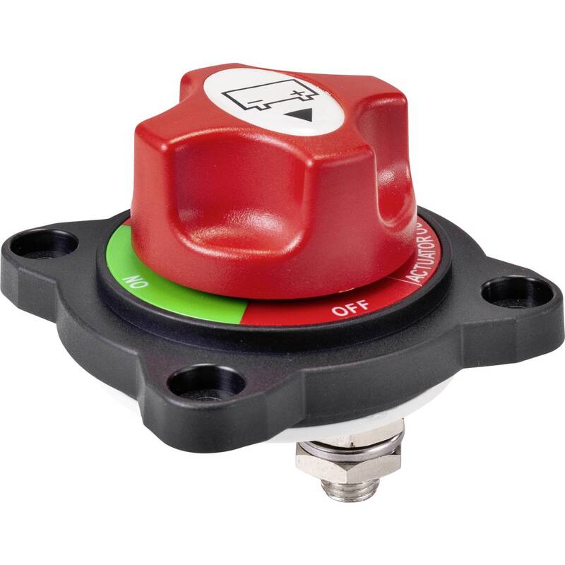 TRU Kfz-Batterieschalter 50 V/DC 300 A IP68, 1 x Aus/Ein rastend - 4064161081007