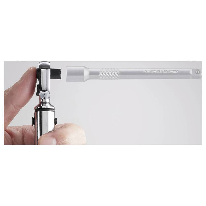 Toolcraft Drehmomentschlüssel-Set 1/4" 23-teilig 3-25Nm Aluminium präzise - 4064161486567