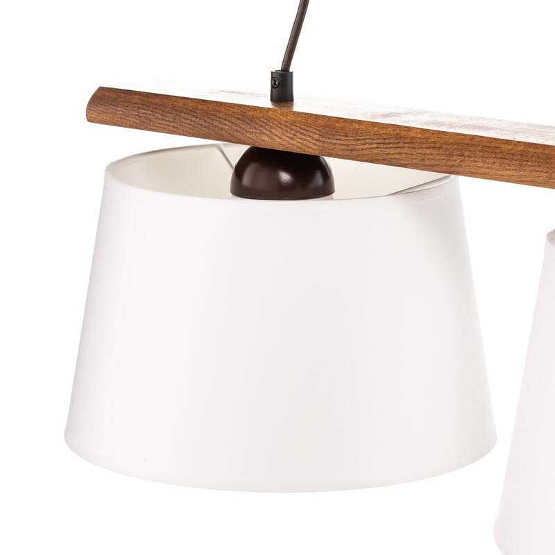 Euluna Hängeleuchte Sweden Hängeleuchte Lampe dreiflammig E27 nussbaum eiche - 5907687435185