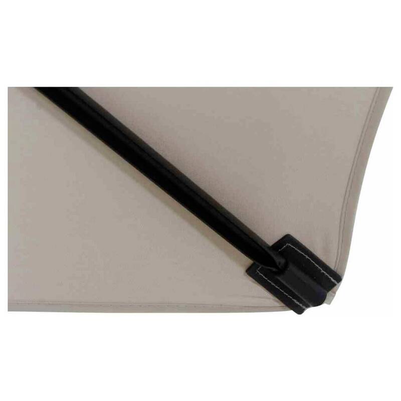 Siena Garden City Mittelstockschirm anthrazit/natur 210x140cm UPF 50+ - 4055938415750