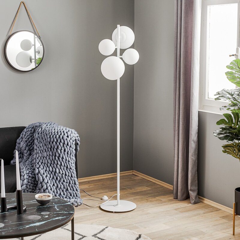 Euluna Stehleuchte Stehlampe Dione Lampe Leuchte 4-flg weiß SIEHE TEXT/FOTO - 5904798654344
