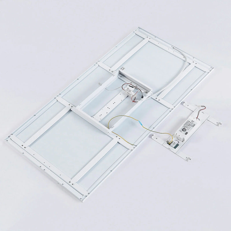 Arcchio LED-Panel Arya dimmbar Leuchte 119x59cm Aluminium Acryl weiß 6800Lumen - 0000009621583