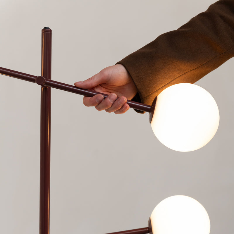 IT'S ABOUT ROMI Stehlampe Copenhagen LED drehbar dimmbar dunkelrot 165cm Höhe - 8716248097482
