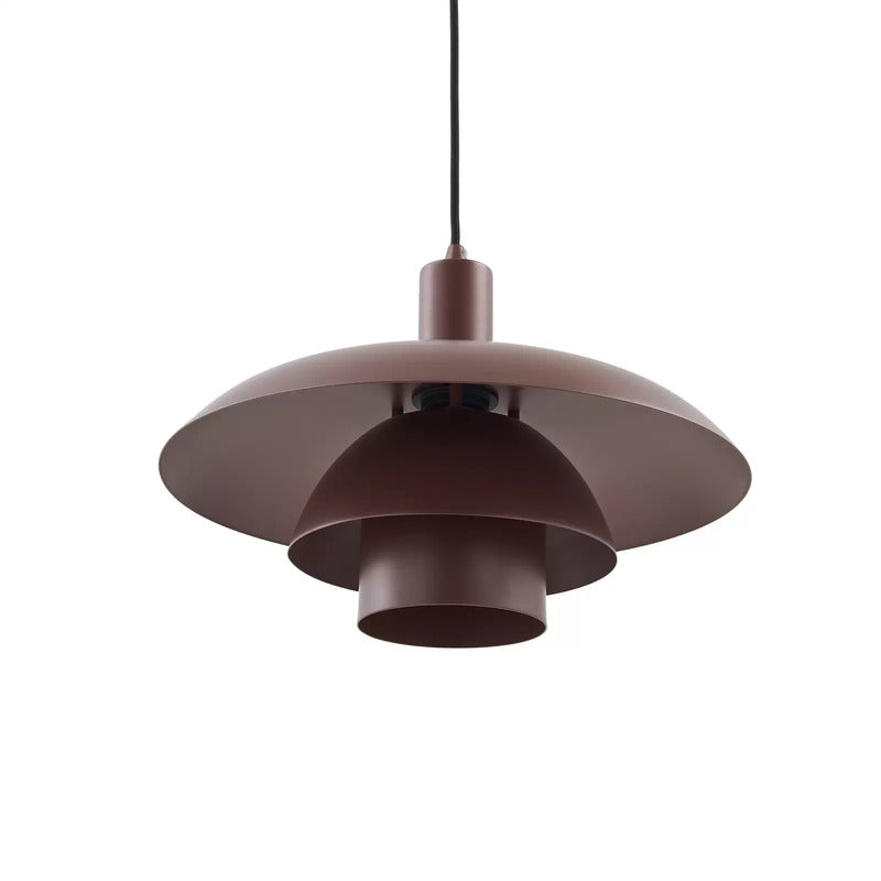 Lindby Hängeleuchte Elorri braun Metall Ø 38 cm Deckenlampe Deckenleuchte La468 - 4251911792942