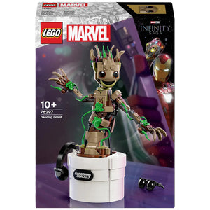 B-Ware LEGO 76297 MARVEL SUPER HEROES Tanzender Groot 459 Teile ab 10 Jahren