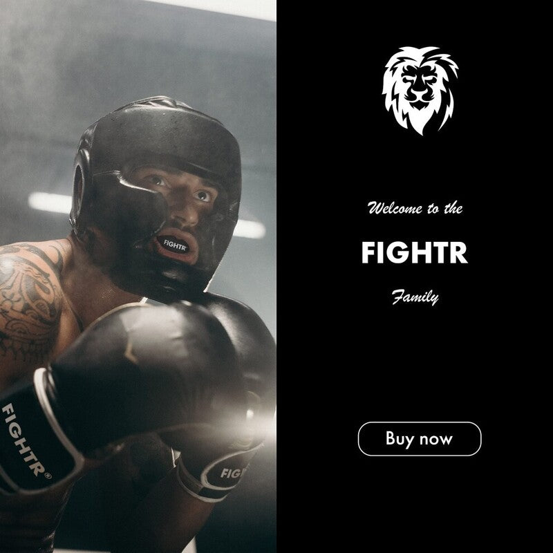 FIGHTR Premium Mundschutz Zahnschutz Boxen MMA inkl. Hygiene Box blau 78x78mm - 4260723850146