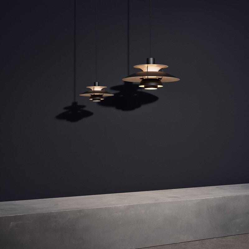 Louis Poulsen PH 5 Monochrome Pendelleuchte Deckenlampe Hängeleuchte Schwarz - 5714693451814