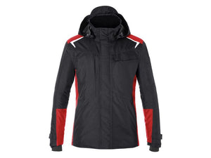 B-Ware Kübler Hardshell-Jacke Arbeitsjacke PSA 2 Bodyforce schwarz mittelrot Größe L