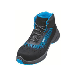 B-Ware Uvex Sicherheitsschuh Stiefel 1 G2 S1 Herren Damen Weite 14 Gr. 41 blau schwarz