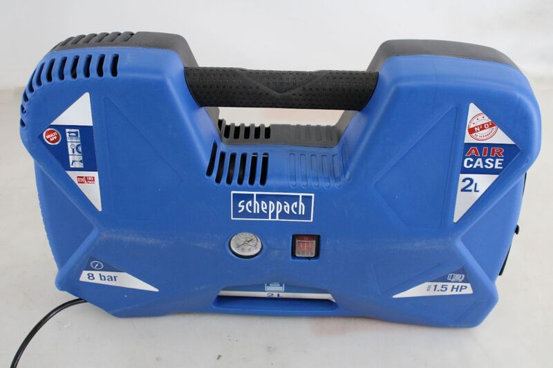 Scheppach Druckluft-Kompressor Aircase 2L 8 Bar 180L/Min Handwerkzeug Mobilität - 4046664040309
