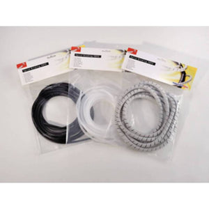 B-Ware HellermannTyton Spiralschlauch Kabelschutz 1.60 bis 8 mm Grau 30 m 161-41002
